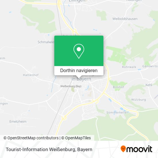 Tourist-Information Weißenburg Karte