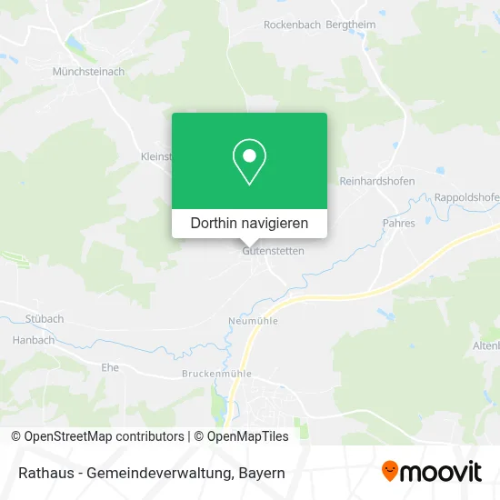 Rathaus - Gemeindeverwaltung Karte