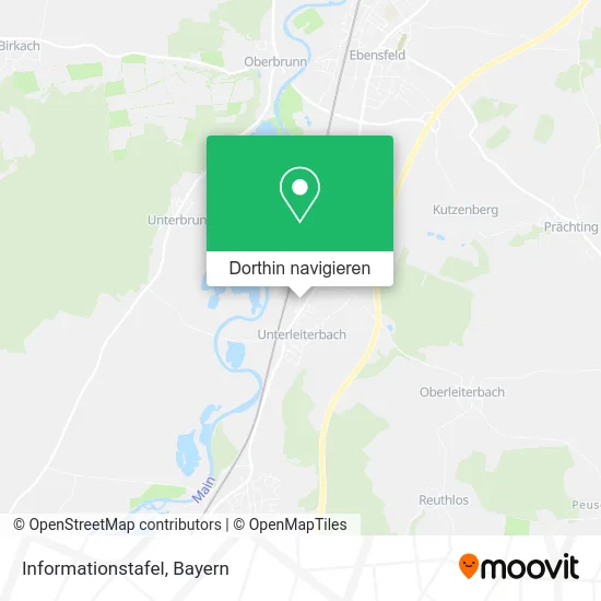 Informationstafel Karte