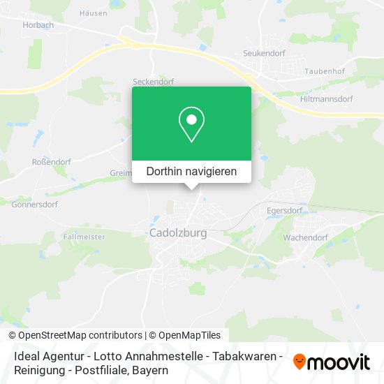 Ideal Agentur - Lotto Annahmestelle - Tabakwaren - Reinigung - Postfiliale Karte