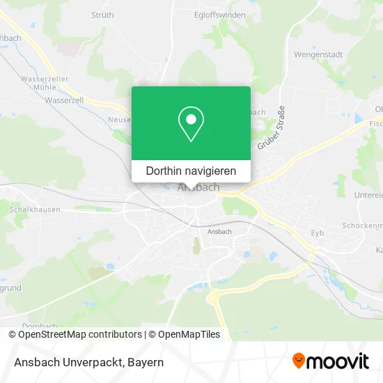 Ansbach Unverpackt Karte