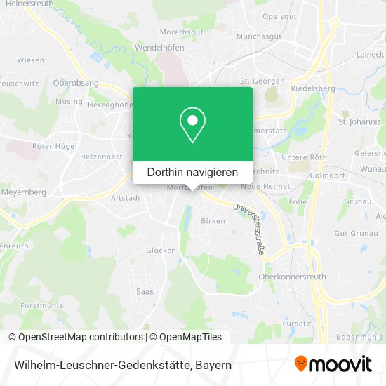 Wilhelm-Leuschner-Gedenkstätte Karte