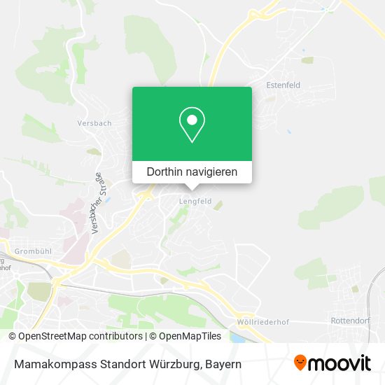 Mamakompass Standort Würzburg Karte