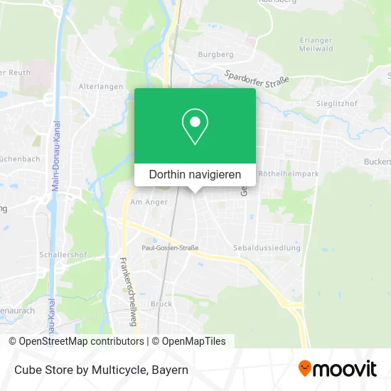 Cube Store by Multicycle Karte