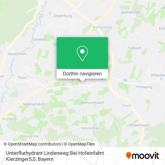 Unterflurhydrant Lindenweg Bei Hofeinfahrt Kierzinger5,0 Karte
