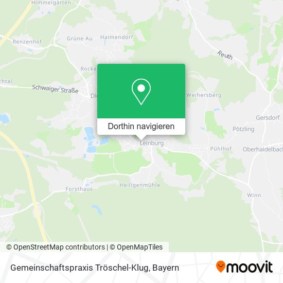 Gemeinschaftspraxis Tröschel-Klug Karte