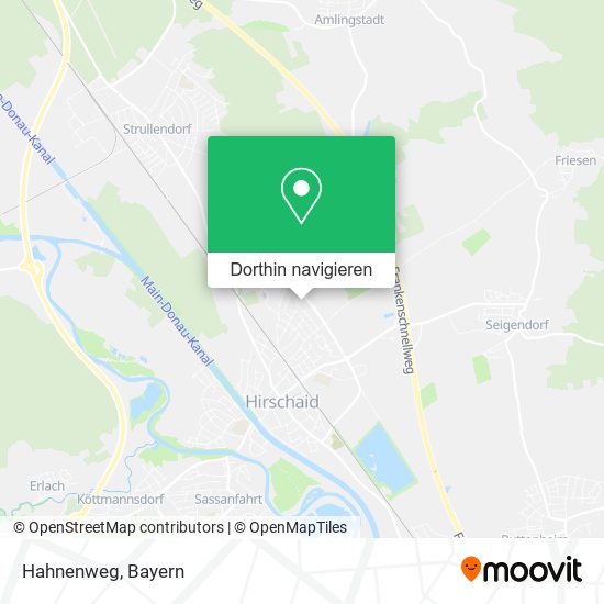 Hahnenweg Karte