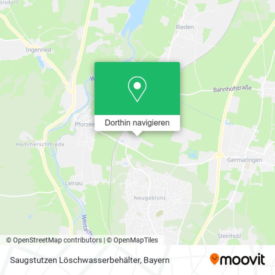 Saugstutzen Löschwasserbehälter Karte