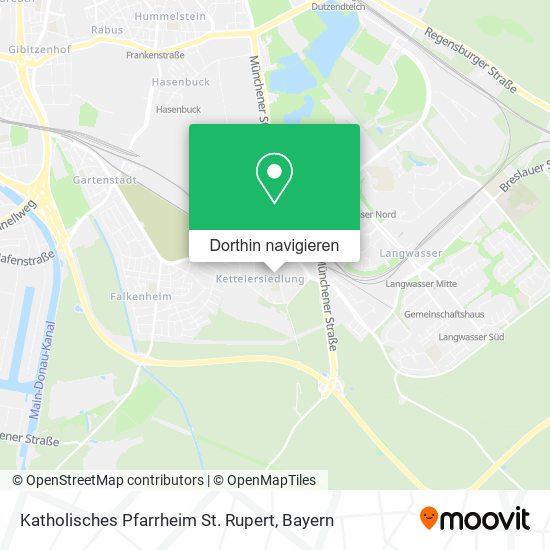 Katholisches Pfarrheim St. Rupert Karte