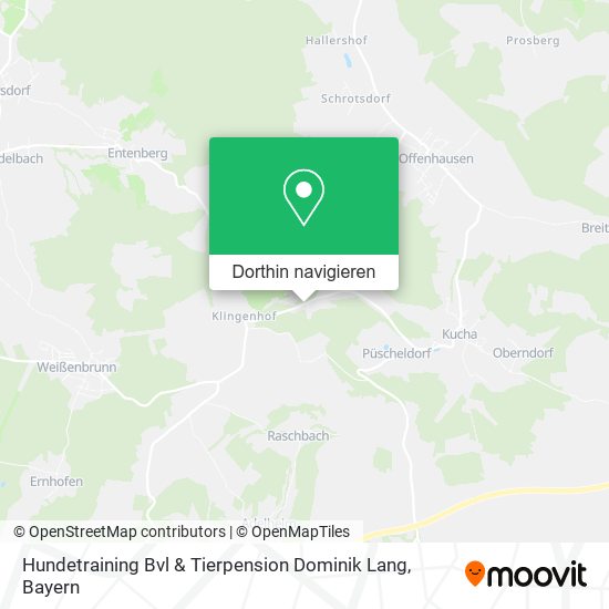 Hundetraining Bvl & Tierpension Dominik Lang Karte