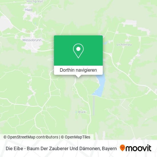 Die Eibe - Baum Der Zauberer Und Dämonen Karte