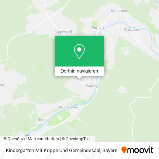 Kindergarten Mit Krippe Und Gemeindesaal Karte