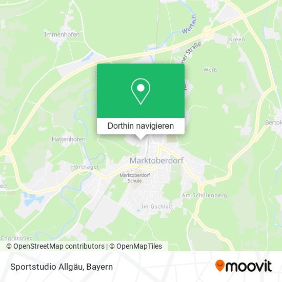 Sportstudio Allgäu Karte