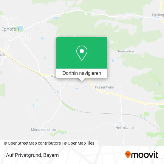 Auf Privatgrund Karte