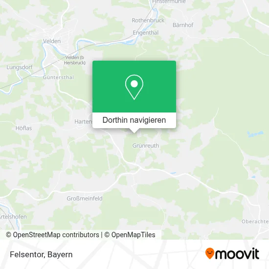 Felsentor Karte