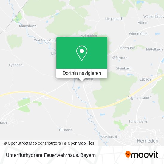 Unterflurhydrant Feuerwehrhaus Karte