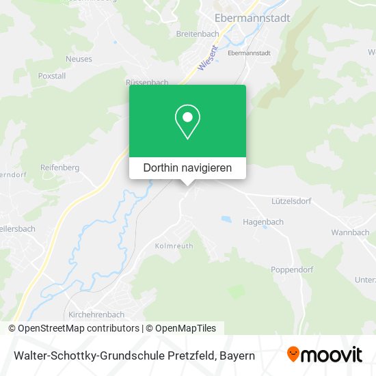 Walter-Schottky-Grundschule Pretzfeld Karte