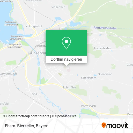 Ehem. Bierkeller Karte