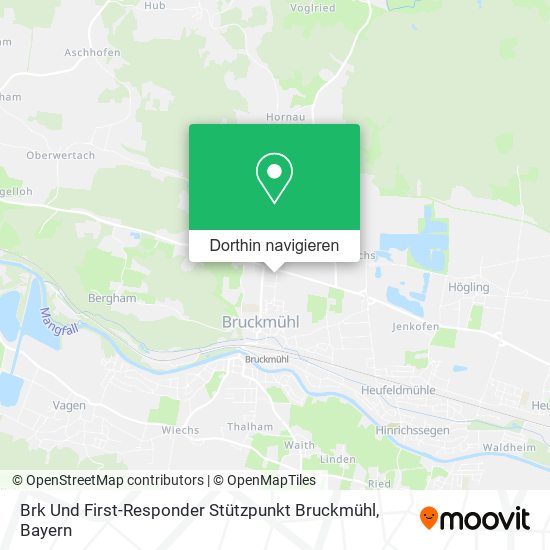 Brk Und First-Responder Stützpunkt Bruckmühl Karte