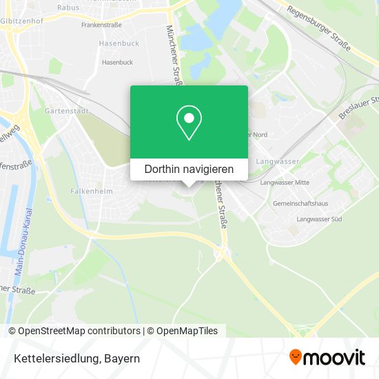 Kettelersiedlung Karte