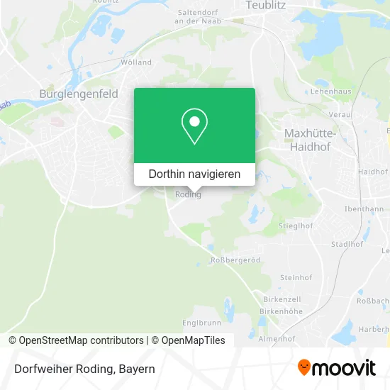 Dorfweiher Roding Karte