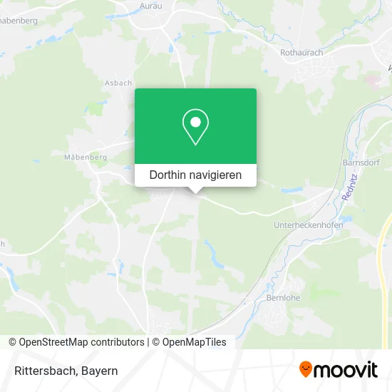 Rittersbach Karte