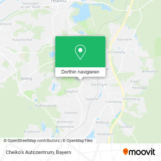 Cheiko's Autozentrum Karte