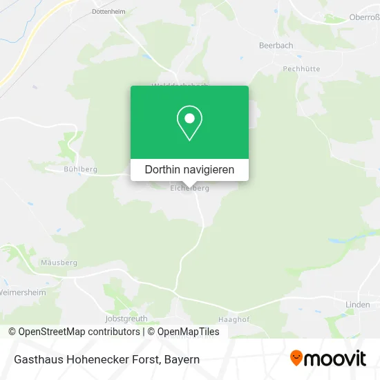 Gasthaus Hohenecker Forst Karte