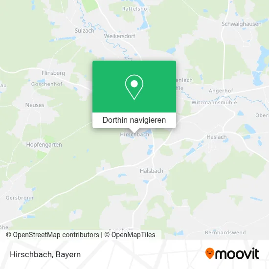 Hirschbach Karte