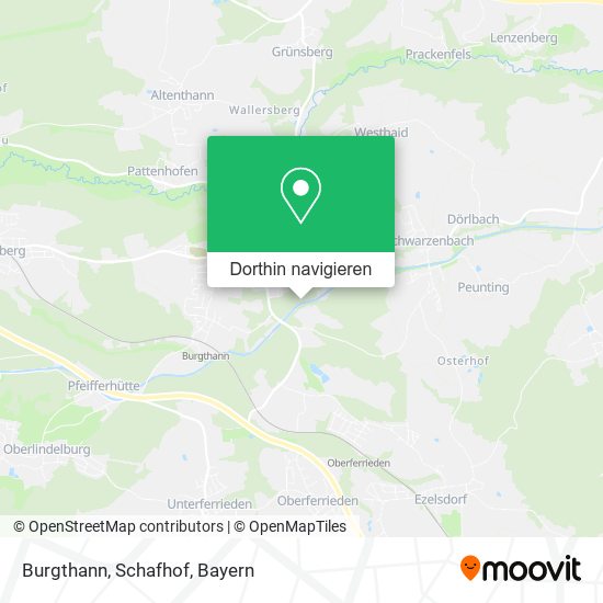 Burgthann, Schafhof Karte