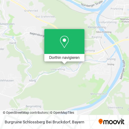 Burgruine Schlossberg Bei Bruckdorf Karte