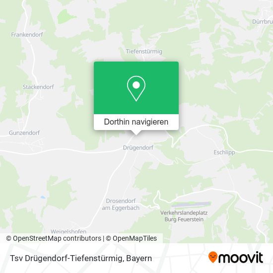 Tsv Drügendorf-Tiefenstürmig Karte