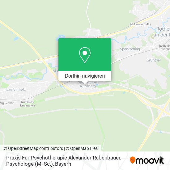 Praxis Für Psychotherapie Alexander Rubenbauer, Psychologe (M. Sc.) Karte