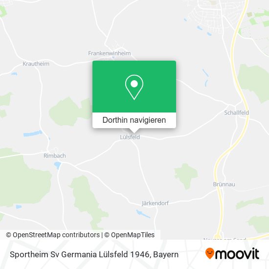Sportheim Sv Germania Lülsfeld 1946 Karte