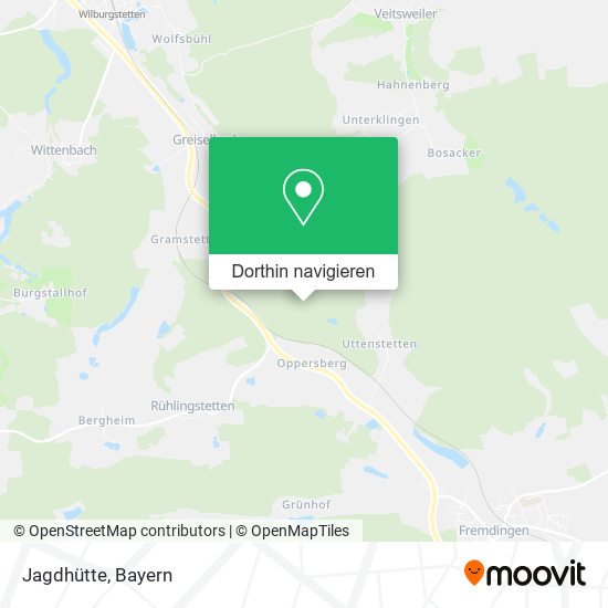 Jagdhütte Karte