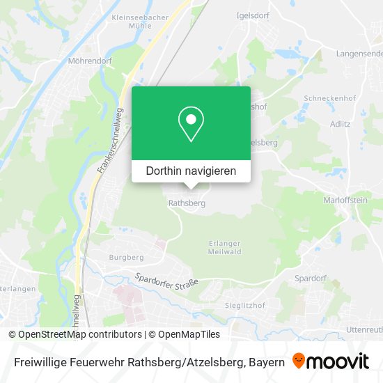 Freiwillige Feuerwehr Rathsberg / Atzelsberg Karte