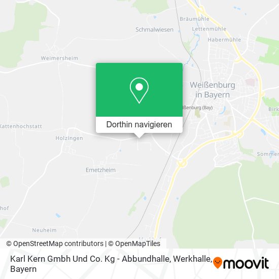 Karl Kern Gmbh Und Co. Kg - Abbundhalle, Werkhalle Karte