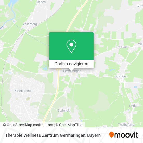 Therapie Wellness Zentrum Germaringen Karte