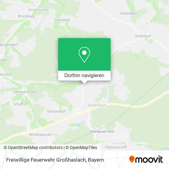 Freiwillige Feuerwehr Großhaslach Karte