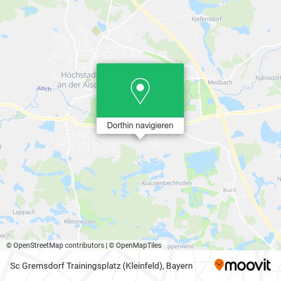 Sc Gremsdorf Trainingsplatz (Kleinfeld) Karte
