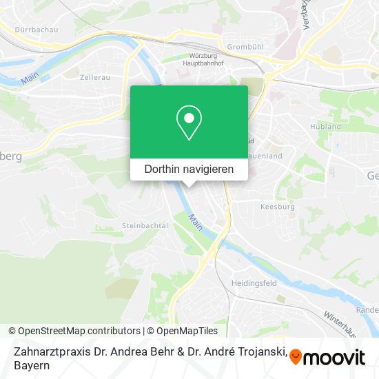Zahnarztpraxis Dr. Andrea Behr & Dr. André Trojanski Karte