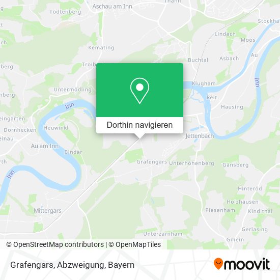 Grafengars, Abzweigung Karte