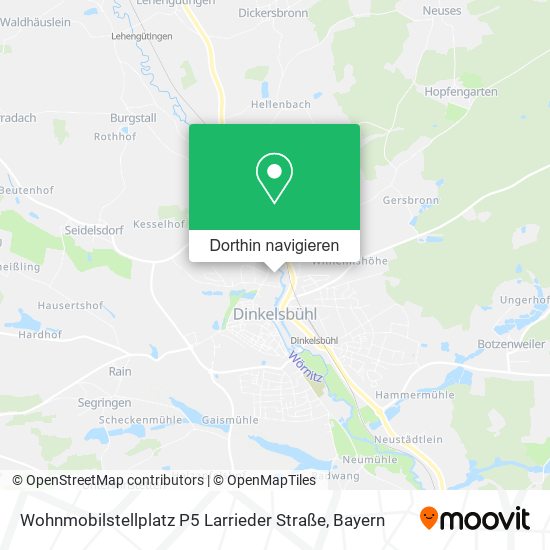 Wohnmobilstellplatz P5 Larrieder Straße Karte