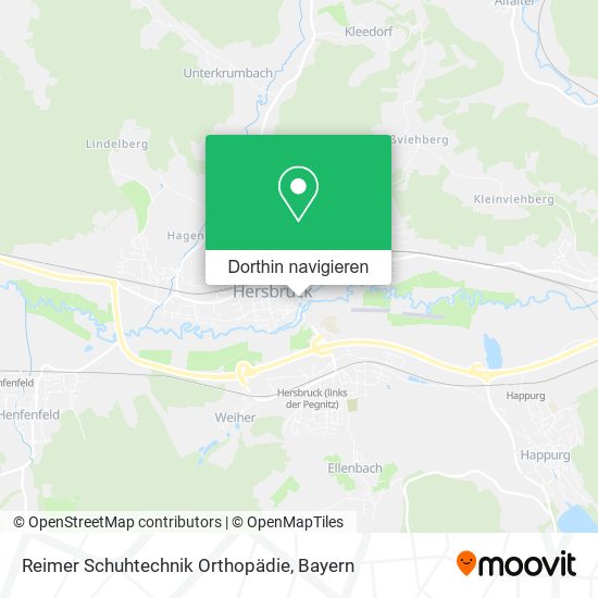 Reimer Schuhtechnik Orthopädie Karte