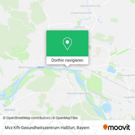 Mvz Kfh-Gesundheitszentrum Haßfurt Karte