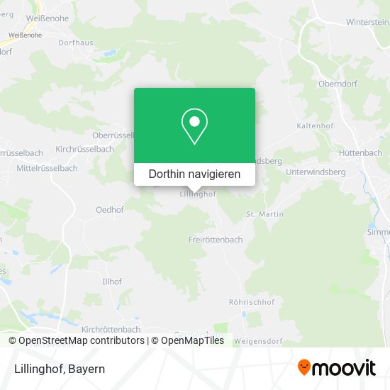 Lillinghof Karte