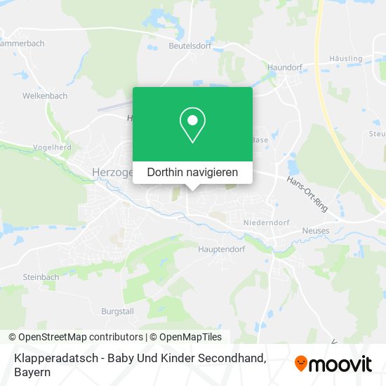 Klapperadatsch - Baby Und Kinder Secondhand Karte