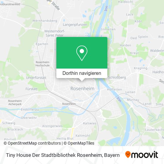Tiny House Der Stadtbibliothek Rosenheim Karte