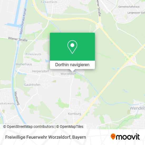 Freiwillige Feuerwehr Worzeldorf Karte