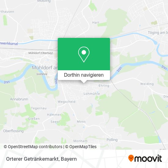 Orterer Getränkemarkt Karte